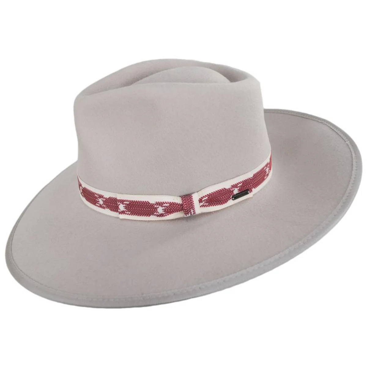 Jo Wool Felt Jacquard Rancher Fedora Hat - FINAL SALE - Image 4