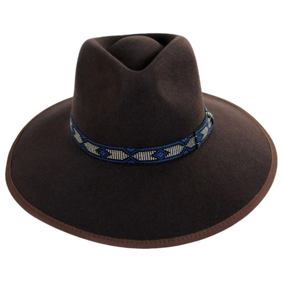 Jo Wool Felt Jacquard Rancher Fedora Hat - FINAL SALE - Image 8
