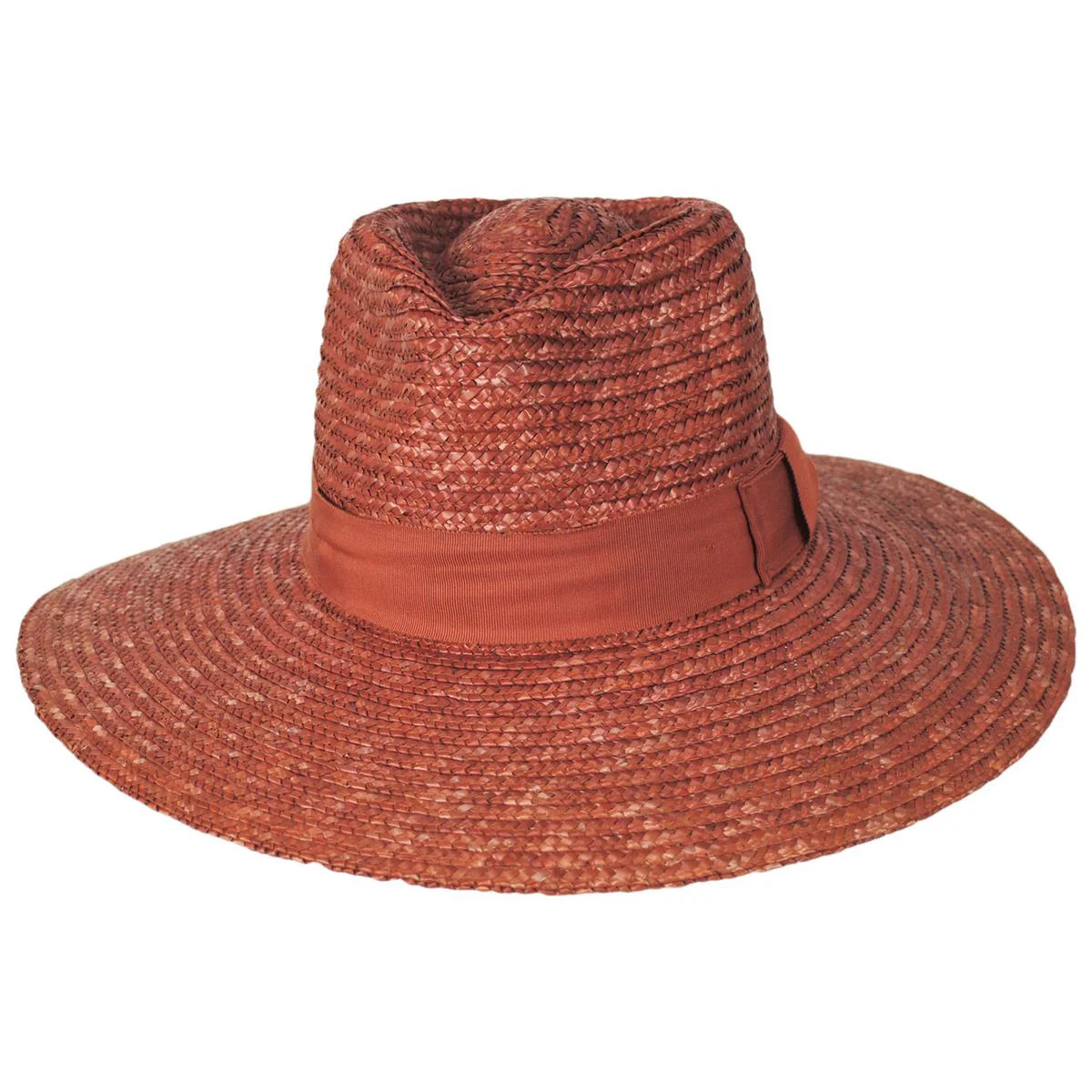 Joanna Wheat Straw Fedora Hat - Phoenix Orange - FINAL SALE - Image 2