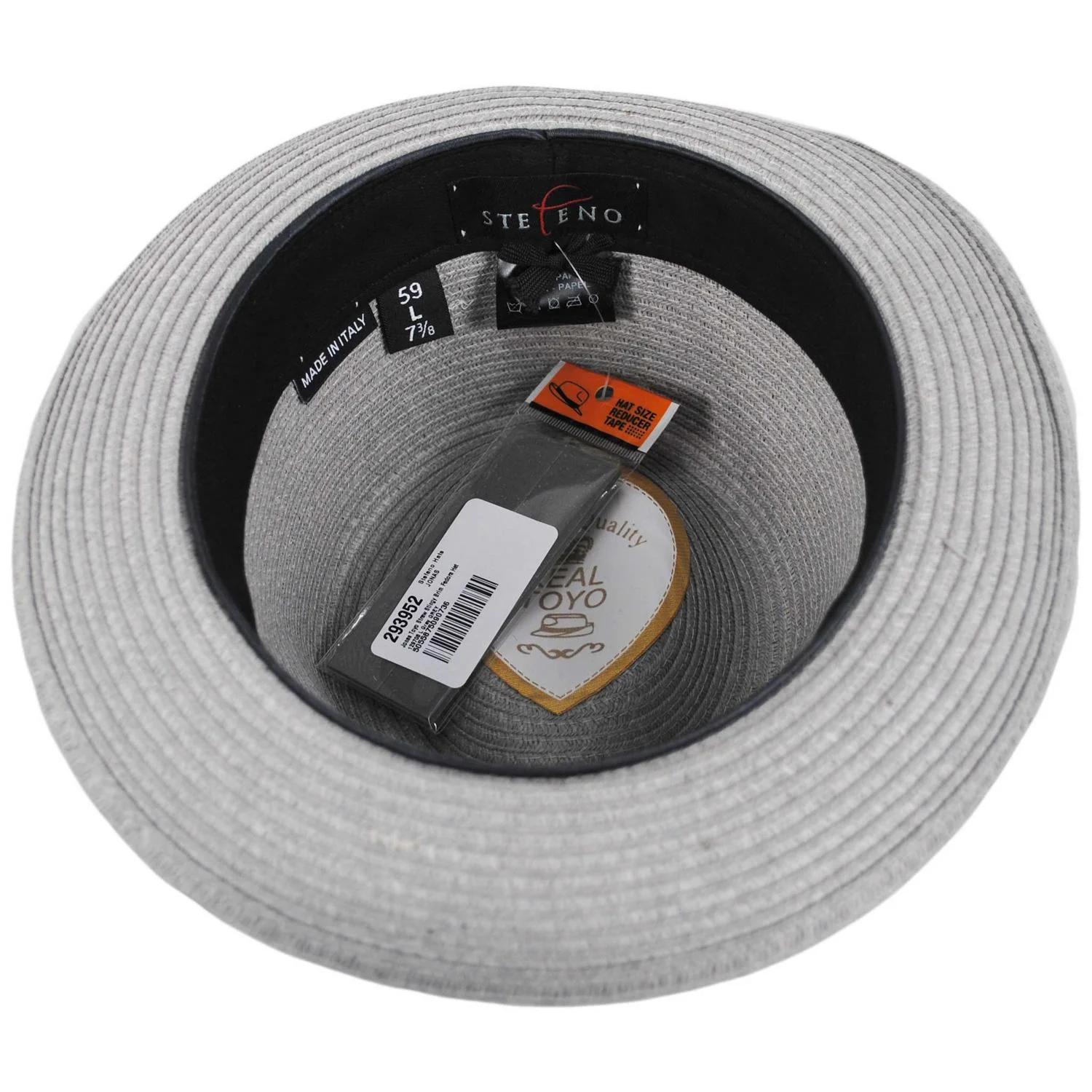 Jonas Toyo Straw Stingy Brim Fedora Hat - Image 8
