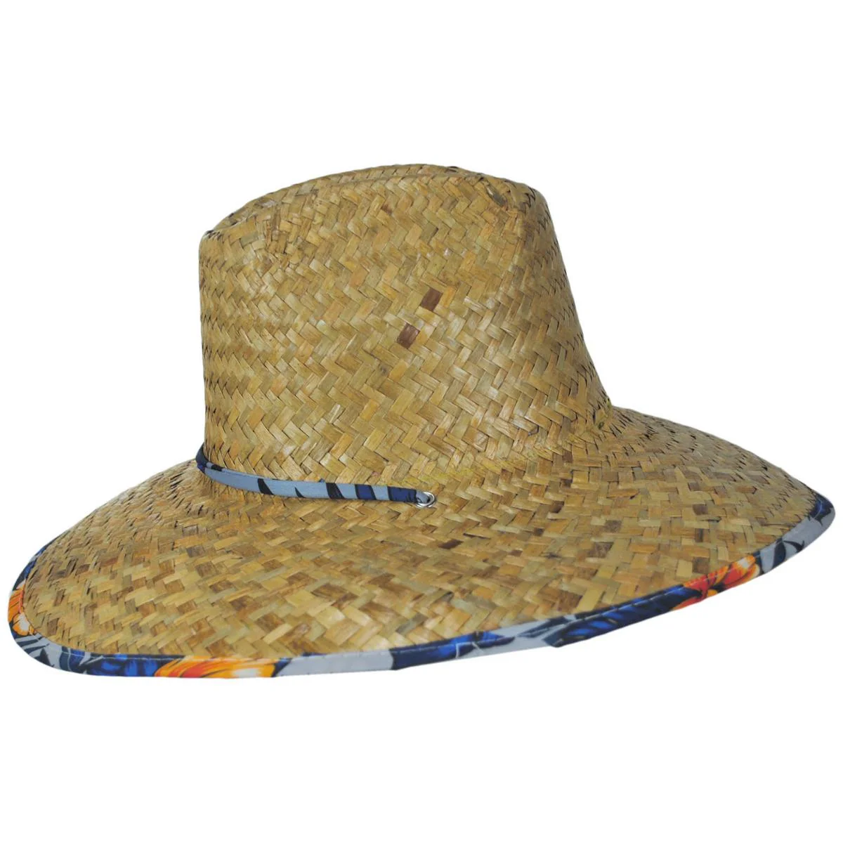 Kenny Hibiscus Straw Lifeguard Hat - Image 3