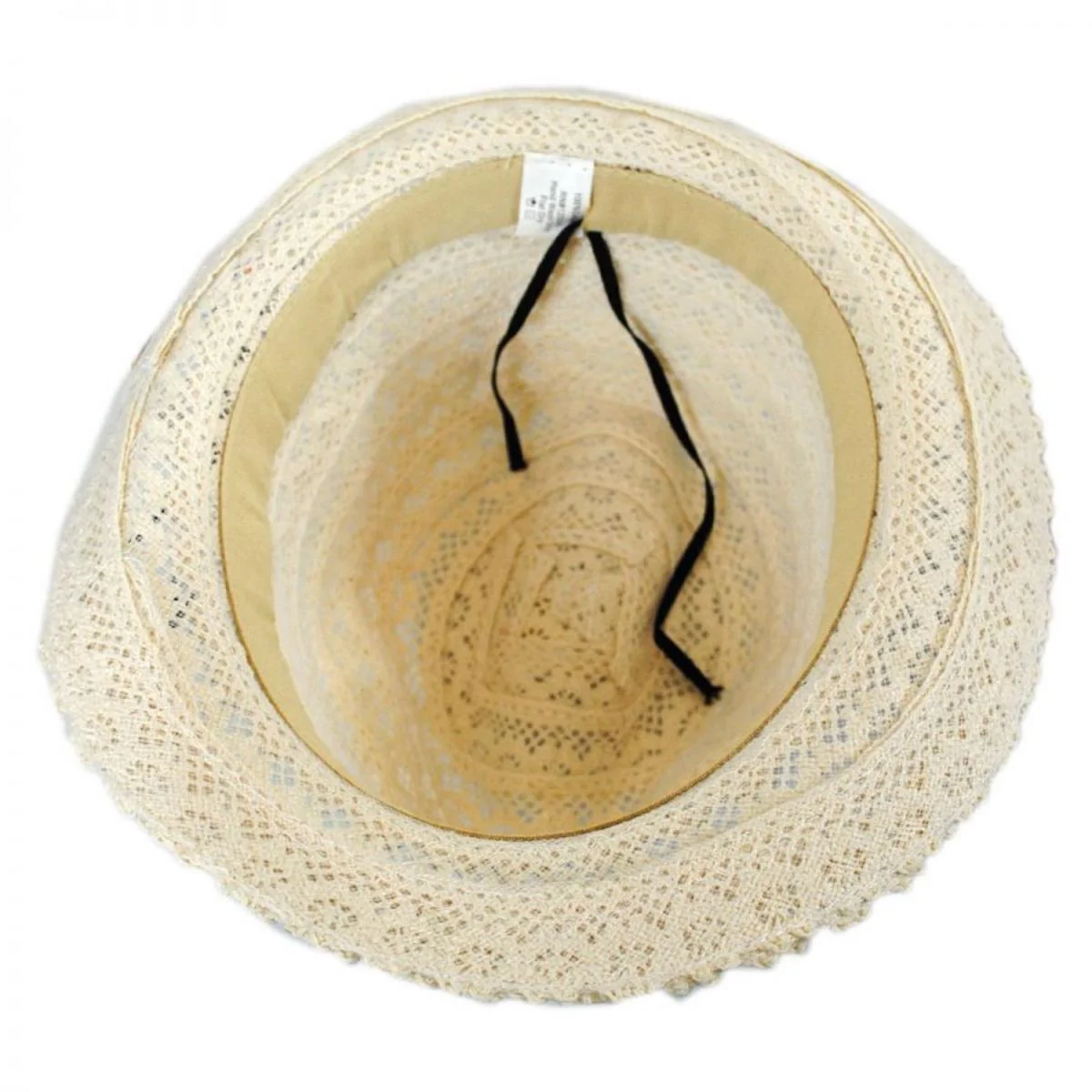 Kid's Cotton Lace Fedora Hat - Image 4