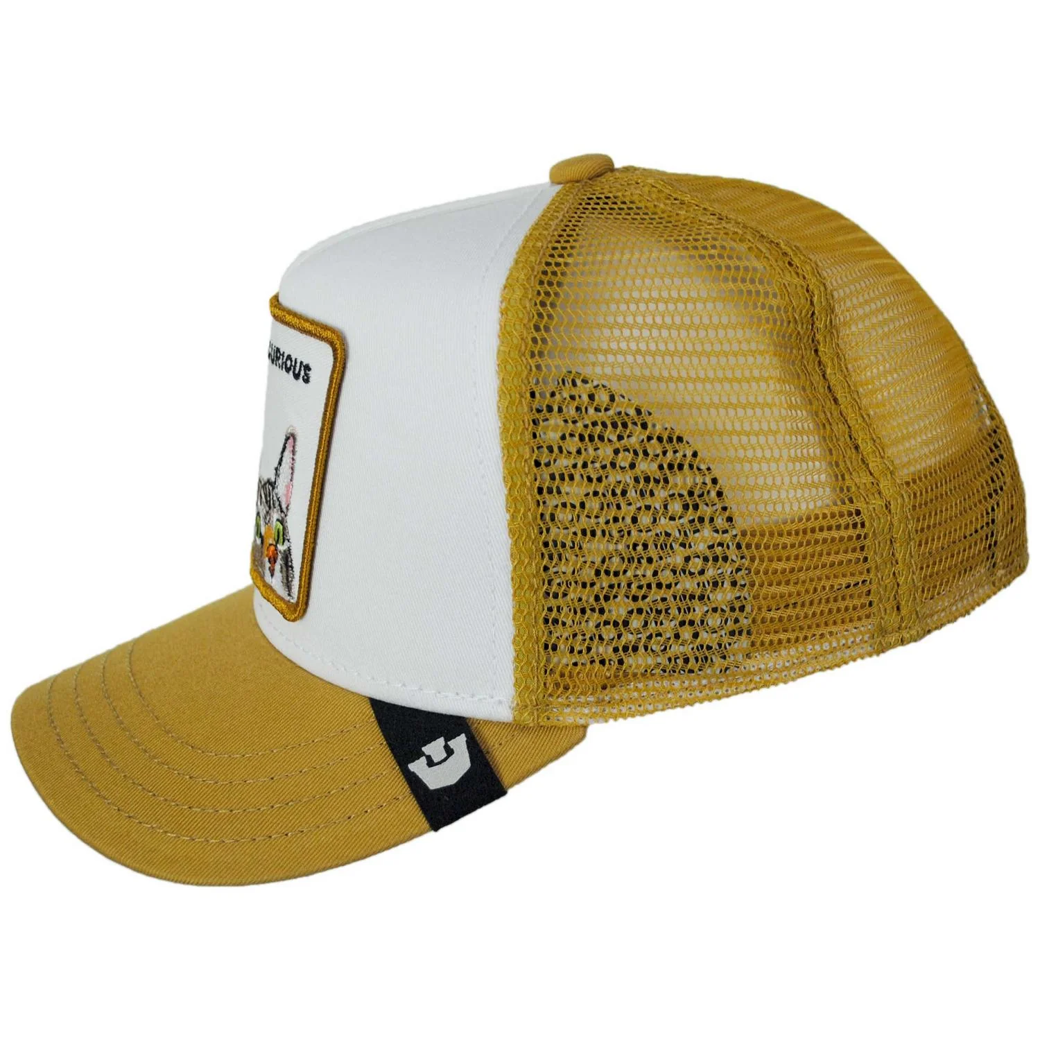 Kid's Curious Mesh Trucker Snapback Baseball Cap - Image 3