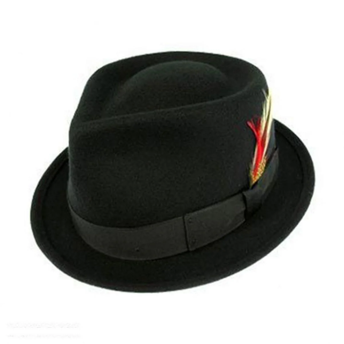 Kid's Wool Felt C-Crown Trilby Fedora Hat