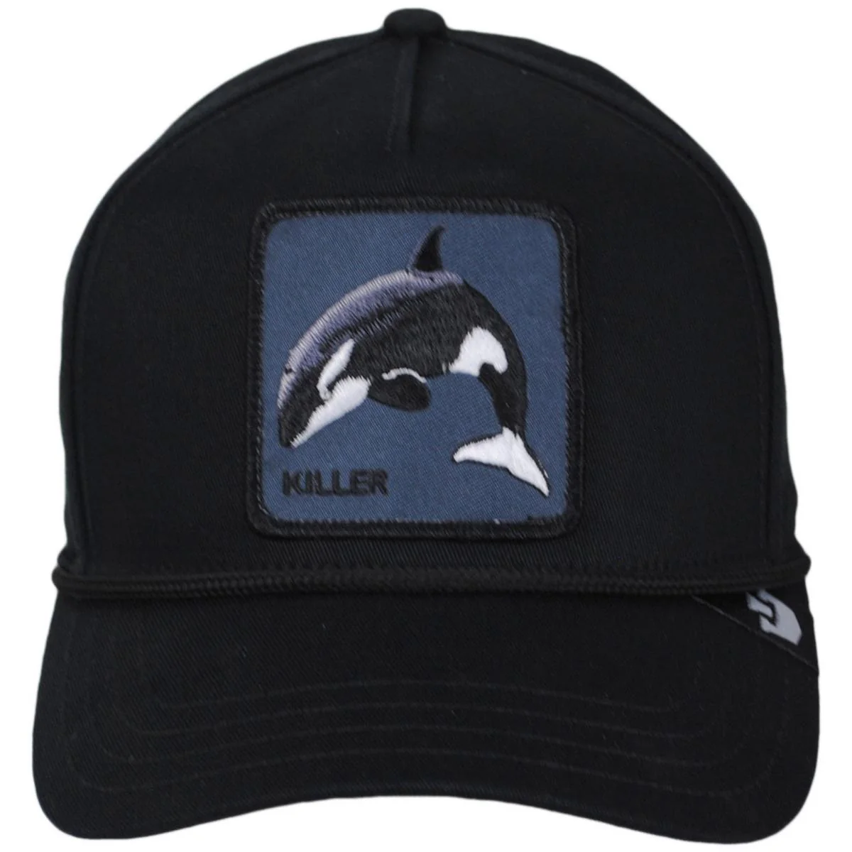 Killer Whale 100 Trucker Snapback Baseball Cap - Image 2