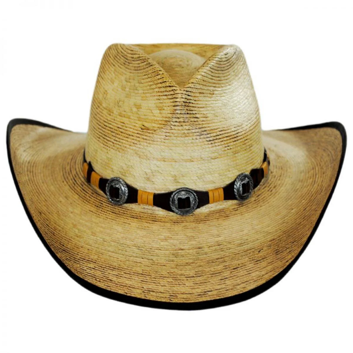 Kimball Palm Leaf Straw Western Hat - Image 2