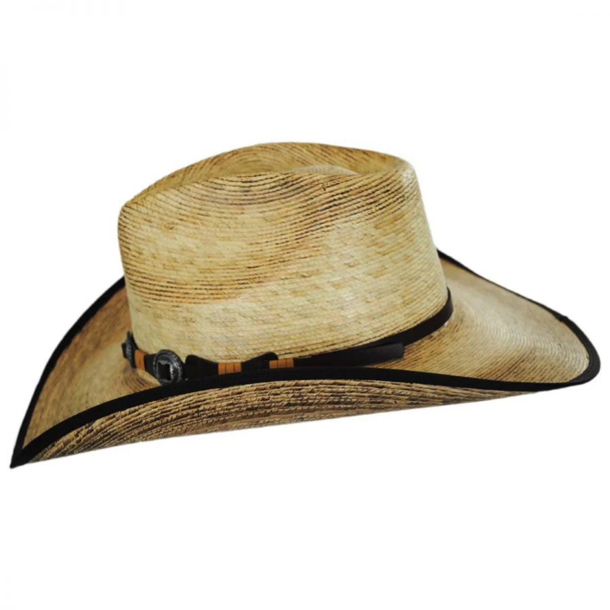 Kimball Palm Leaf Straw Western Hat - Image 3