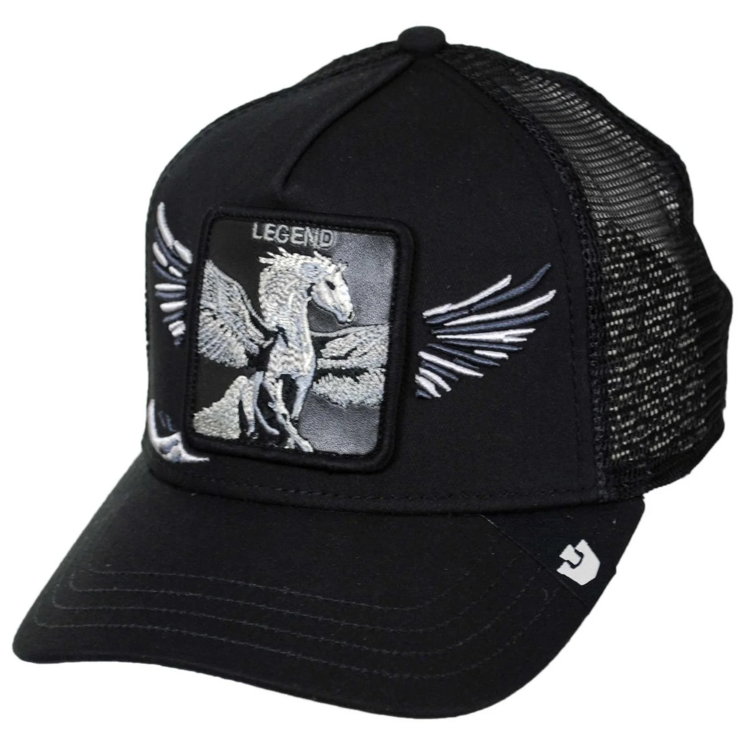Legend 3D Wings Mesh Trucker Snapback Baseball Cap