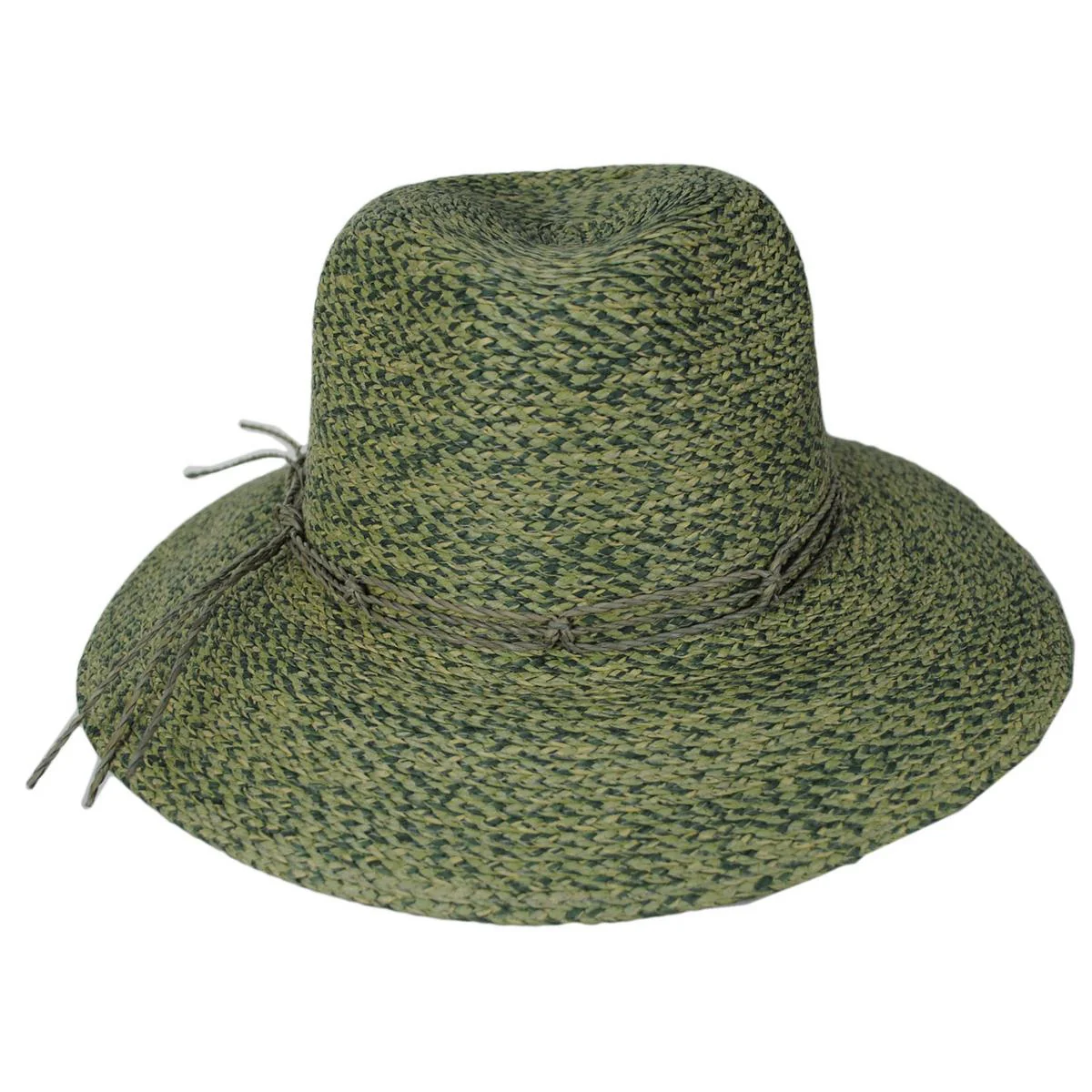 Llana Toyo Braid Straw Safari Fedora Hat - Image 10