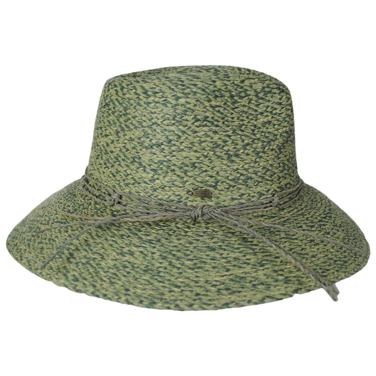 Llana Toyo Braid Straw Safari Fedora Hat - Image 11