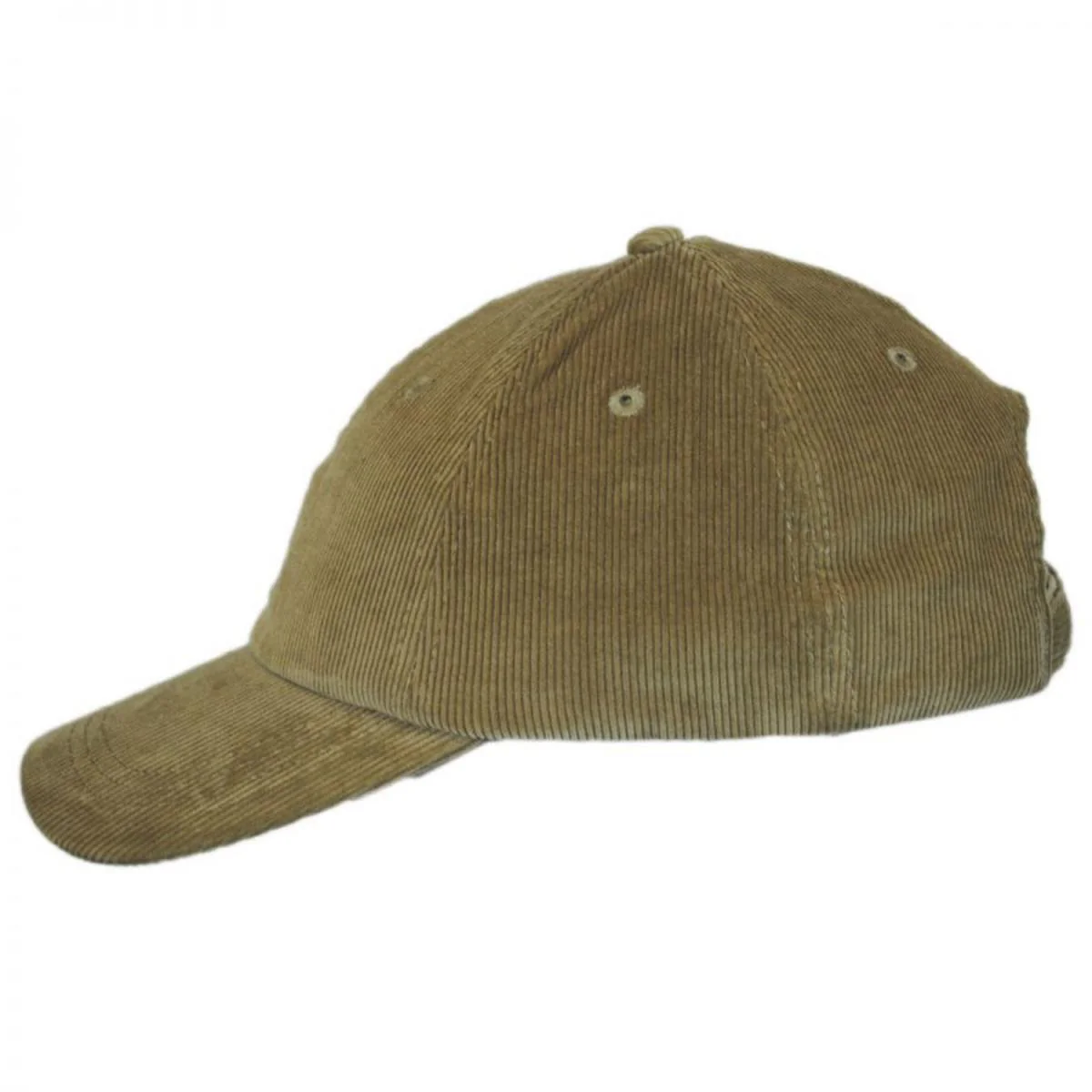 Logo Corduroy Strapback Baseball Cap Dad Hat - Image 3