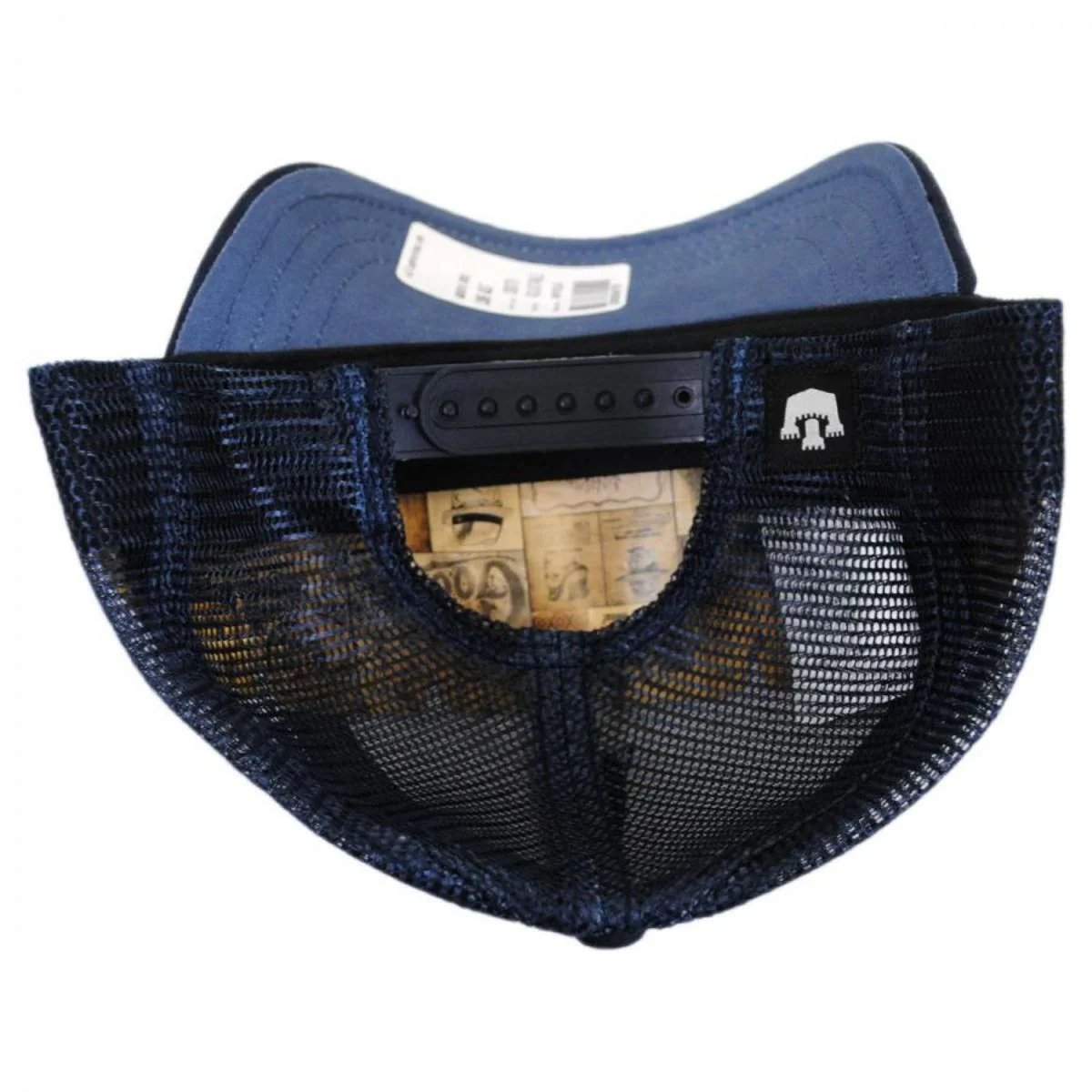 Lone Wolf Mesh Trucker Snapback Baseball Cap - Image 4