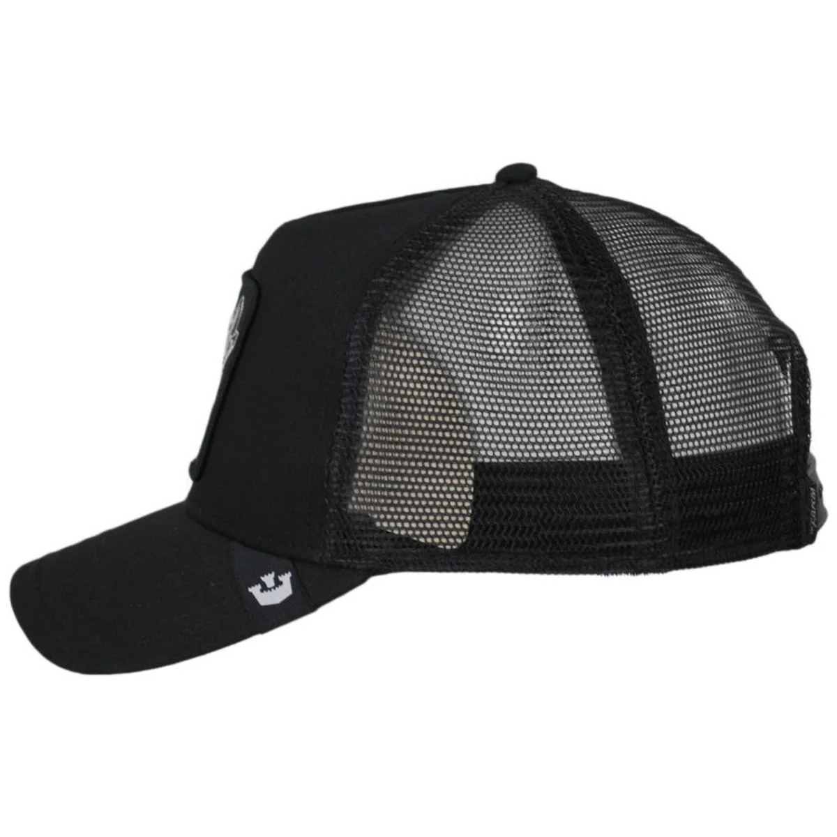 Lone Wolf Mesh Trucker Snapback Baseball Cap - Image 7