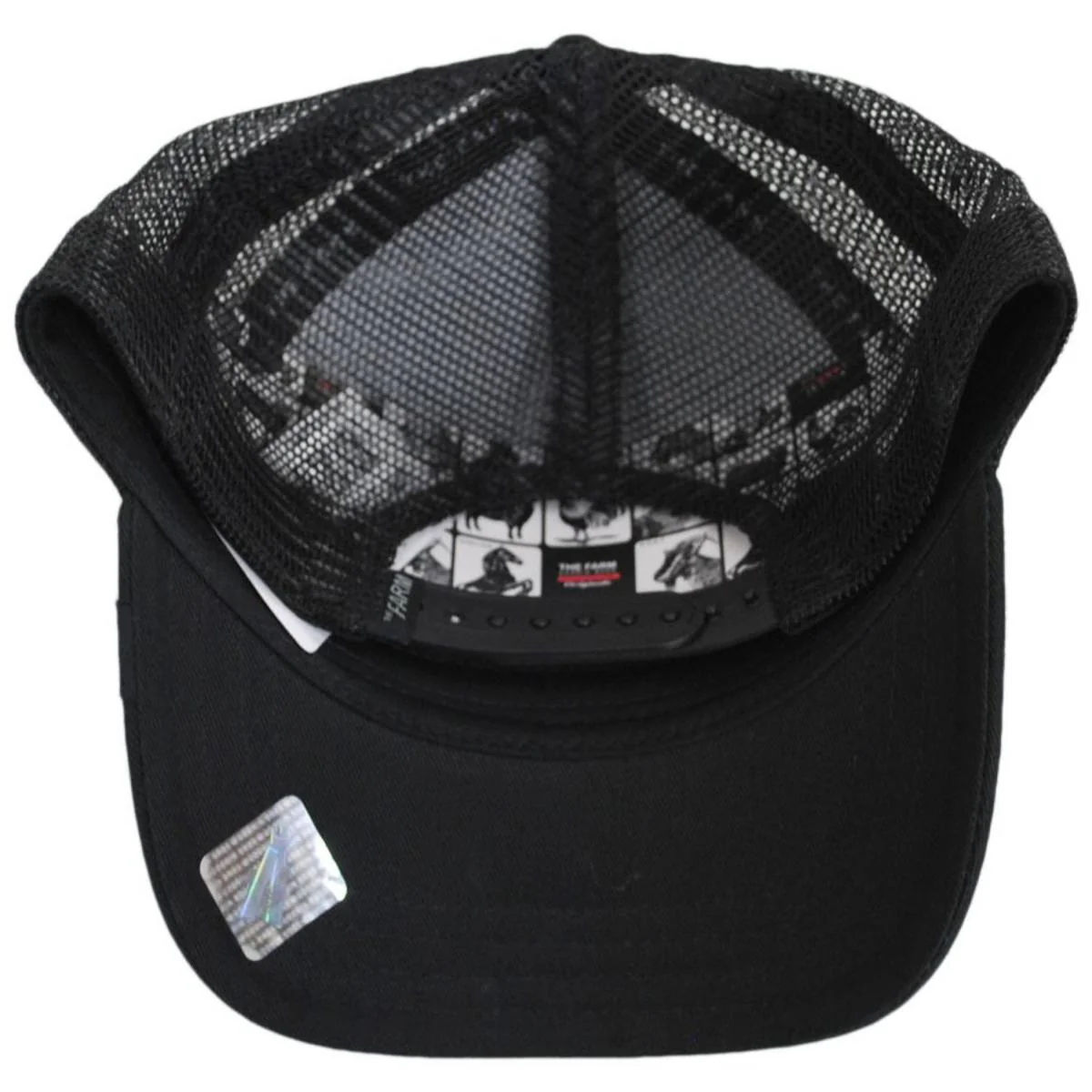 Lone Wolf Mesh Trucker Snapback Baseball Cap - Image 8