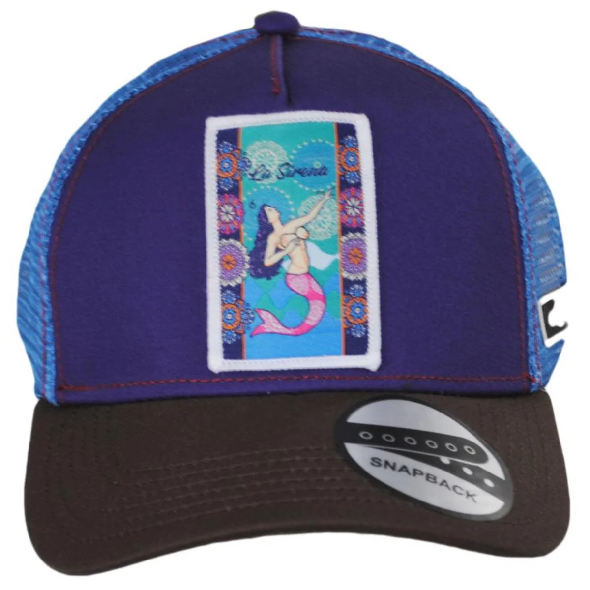 Loteria La Sirena Snapback Trucker Baseball Cap - Image 2