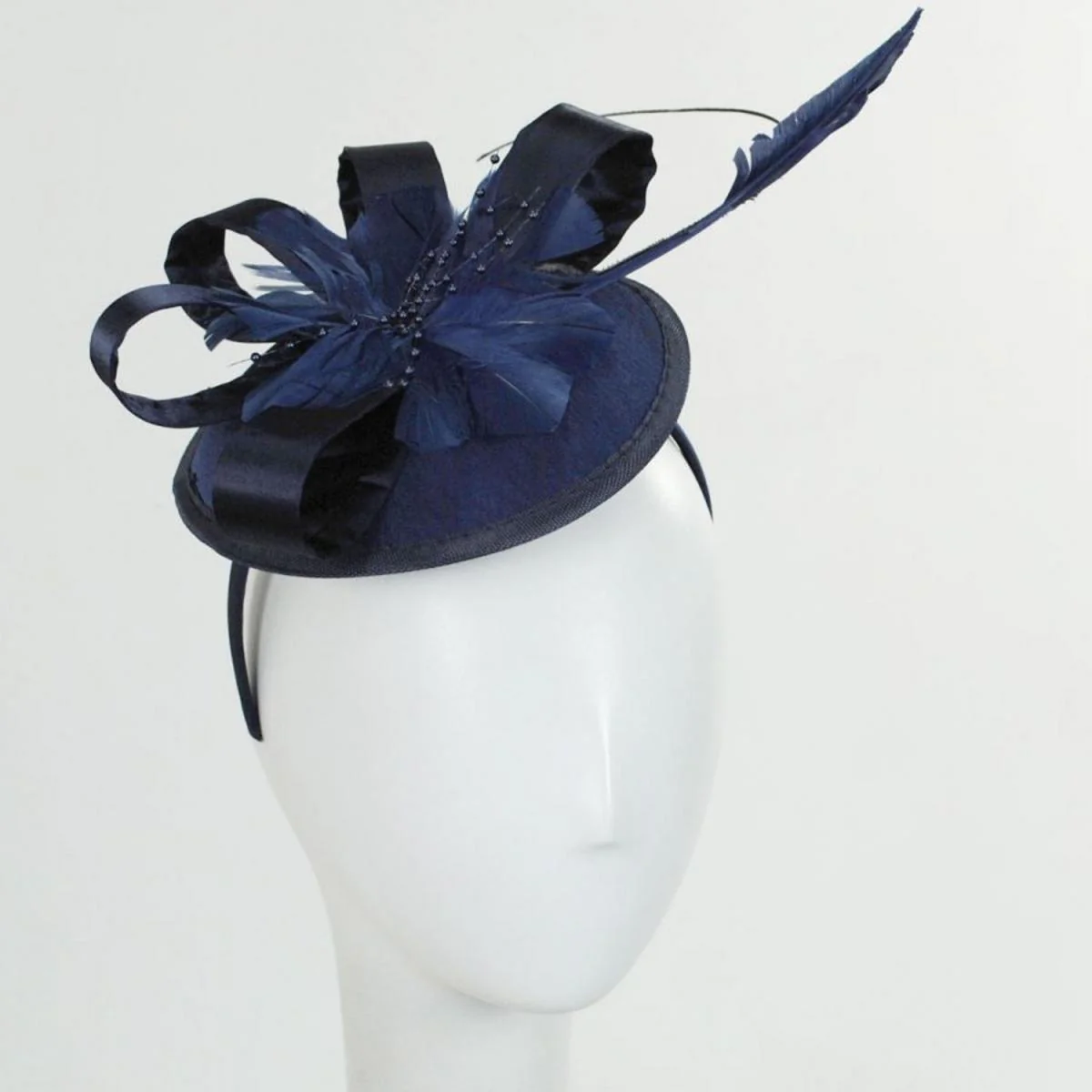 Marino Satin Bow Fascinator Hat - Image 2