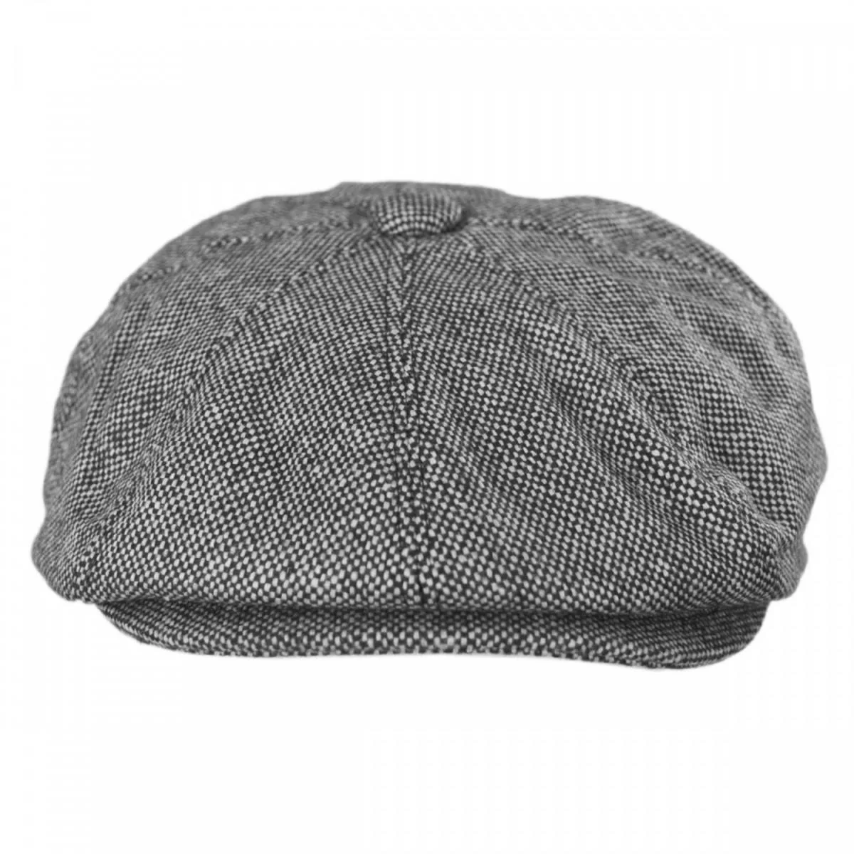 Marl Tweed Wool Blend Newsboy Cap - Image 3