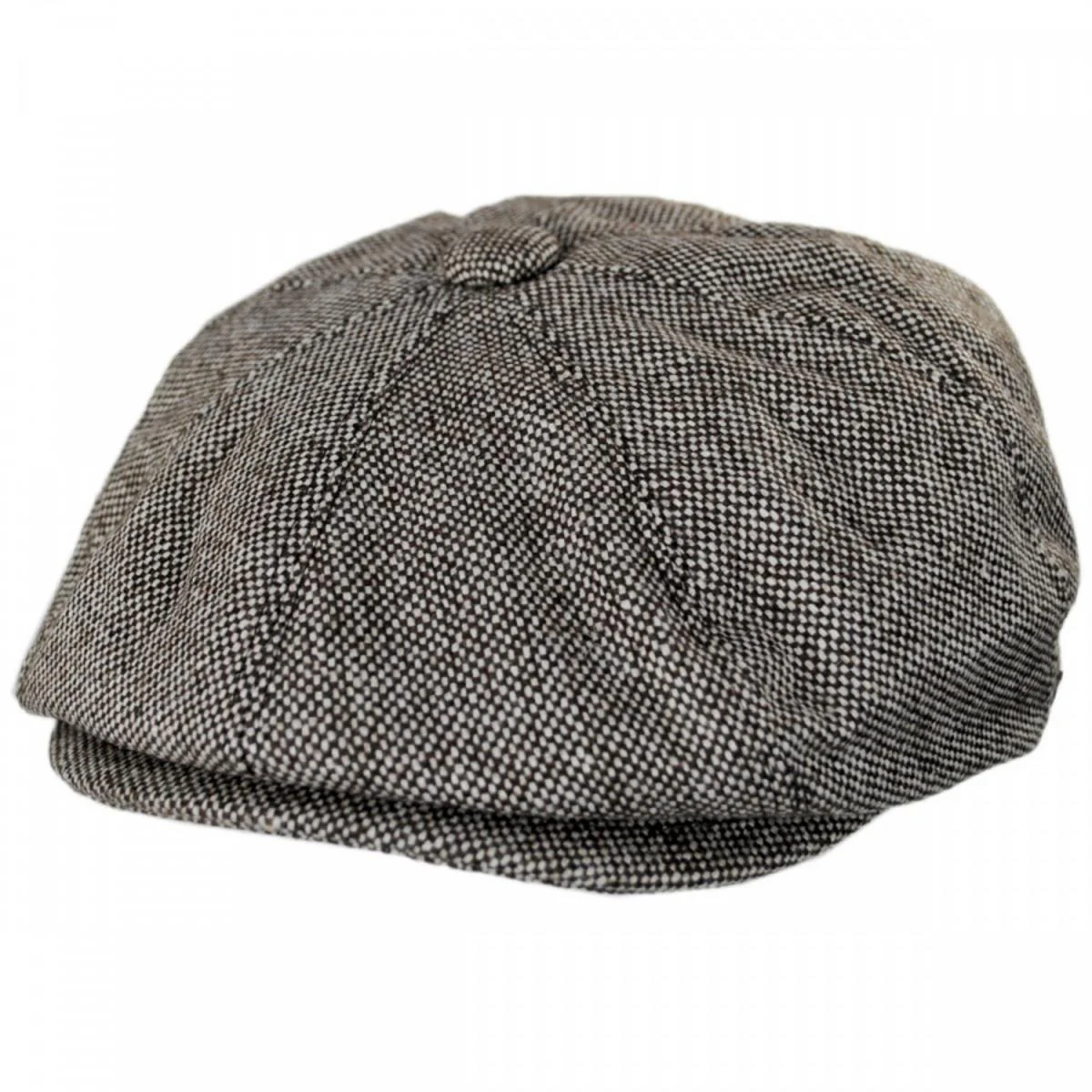 Marl Tweed Wool Blend Newsboy Cap - Image 7