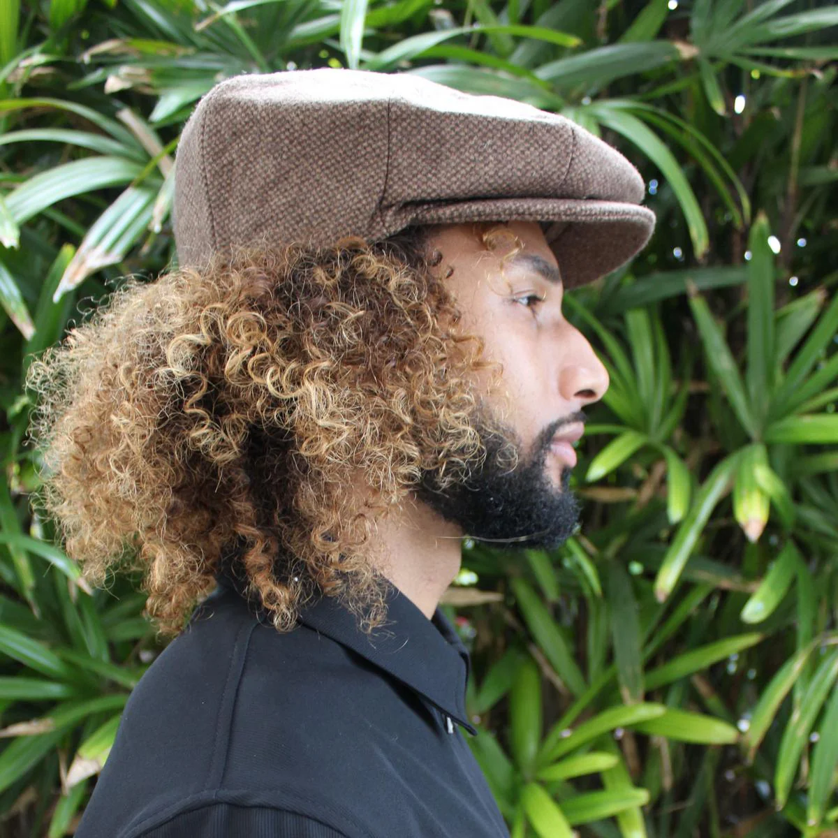 Marl Tweed Wool Blend Newsboy Cap - Image 8