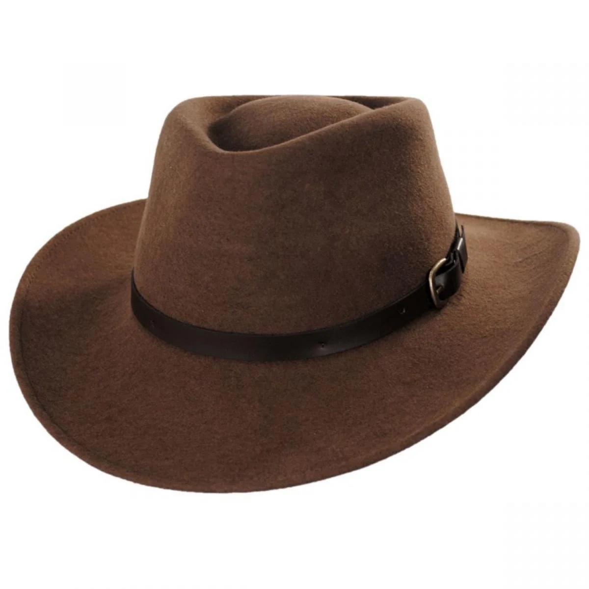 Melbourne Crushable Wool Felt Outback Hat - Image 13