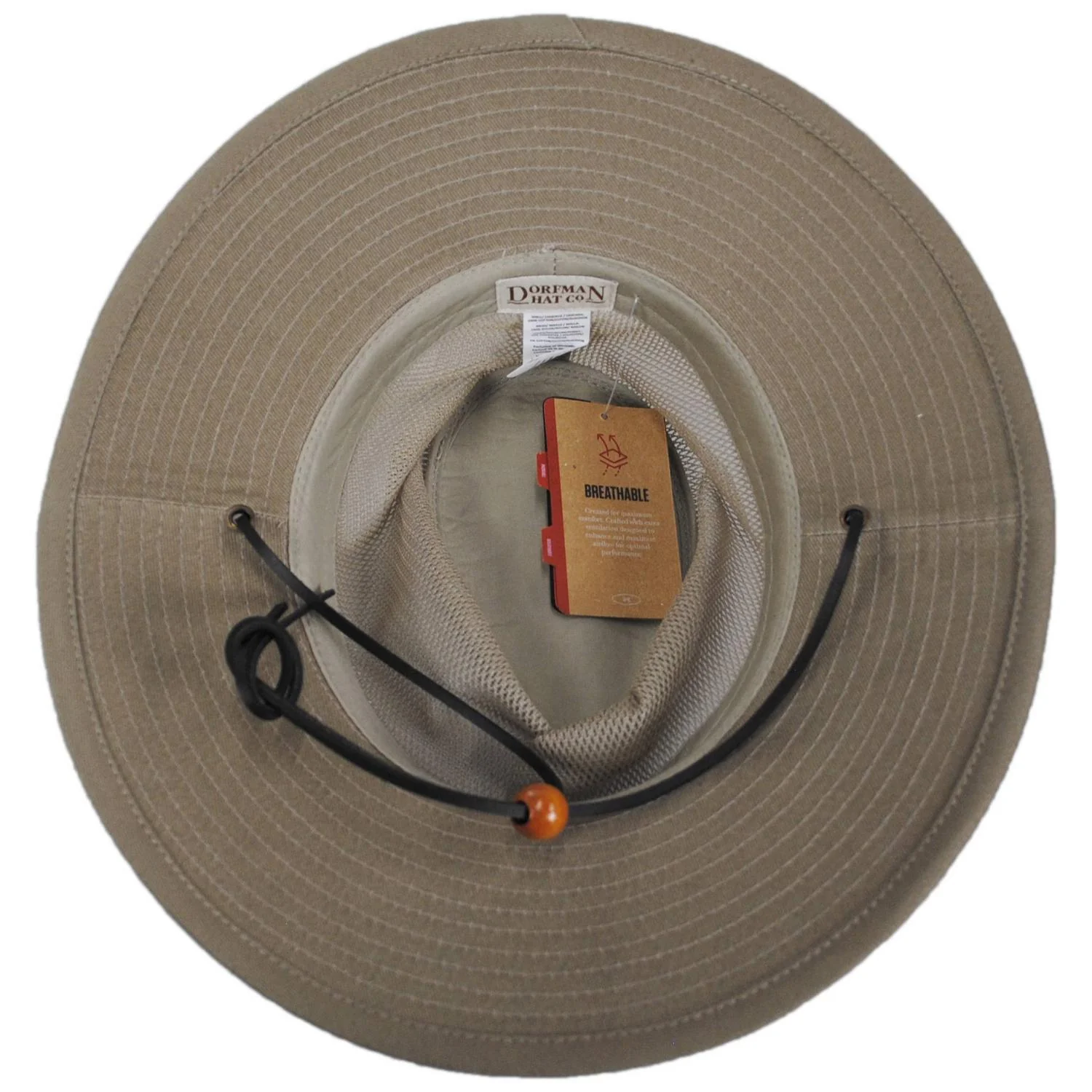 Mesh Crown Wide Brim Aussie Hat - Image 4