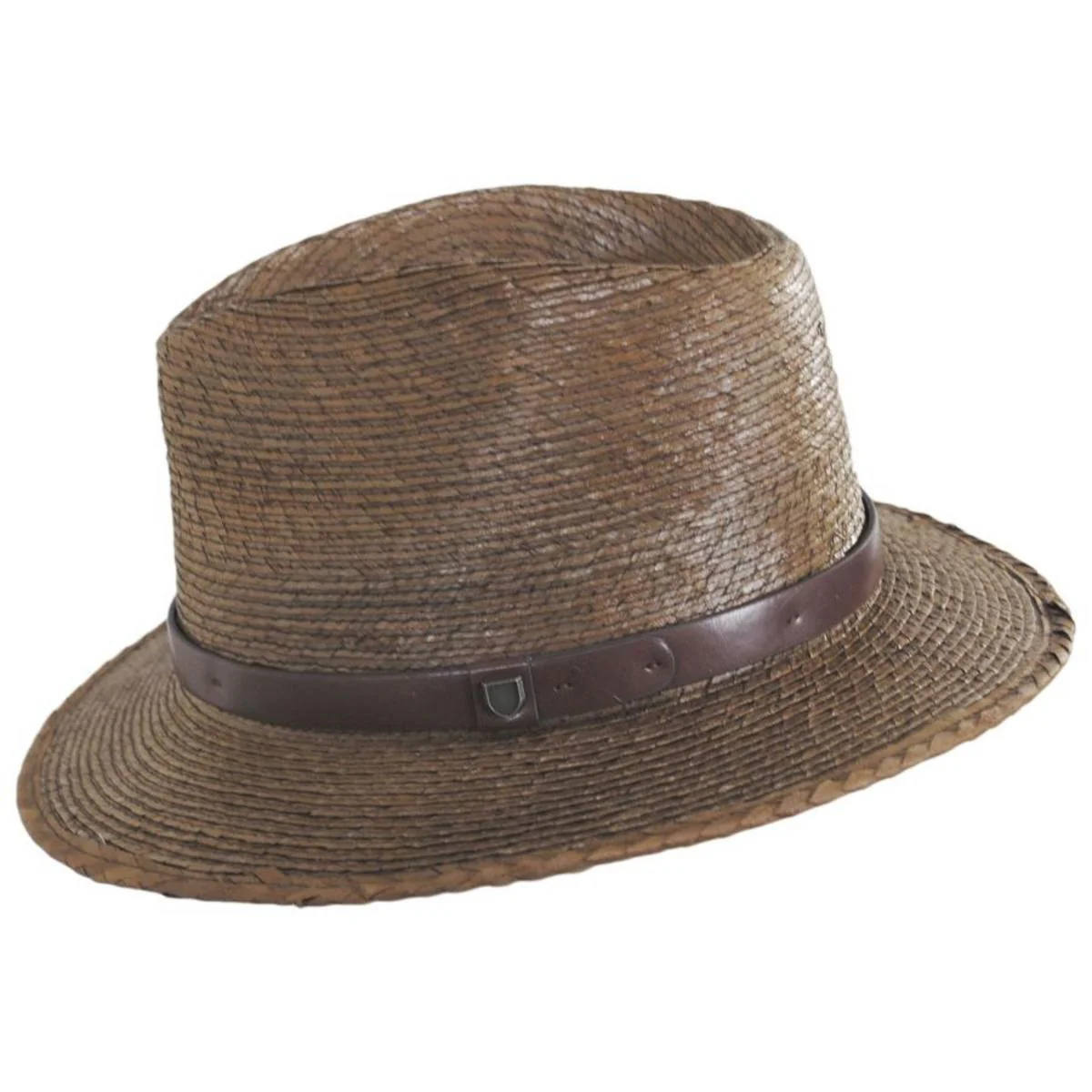 Messer Palm Straw Fedora Hat - FINAL SALE - Image 3