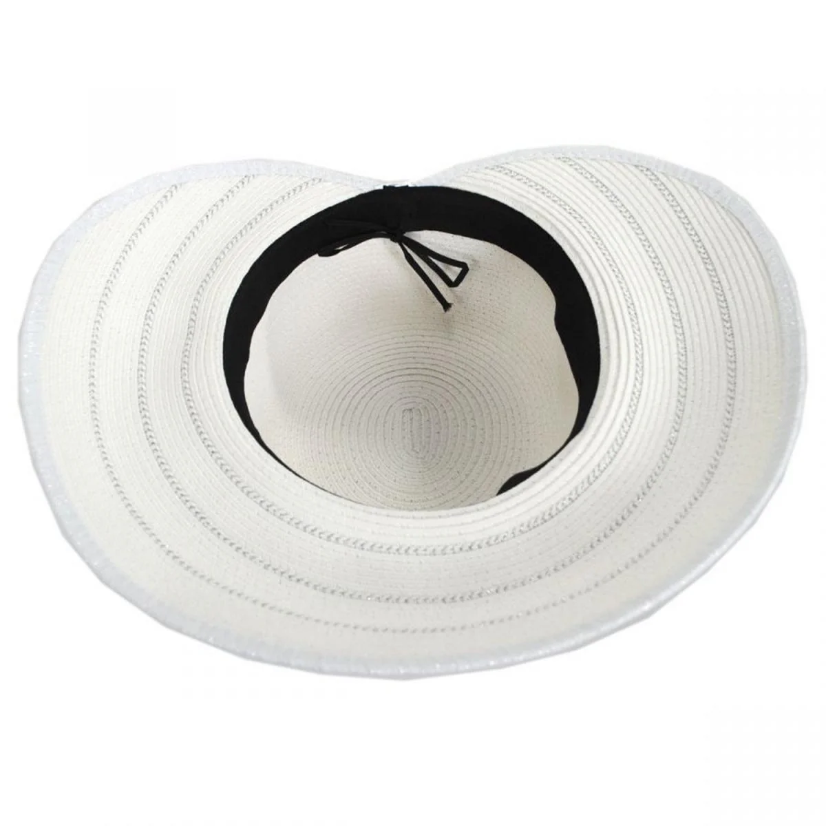 Metallic Sailor Knot Toyo Straw Facesaver Hat - Image 8