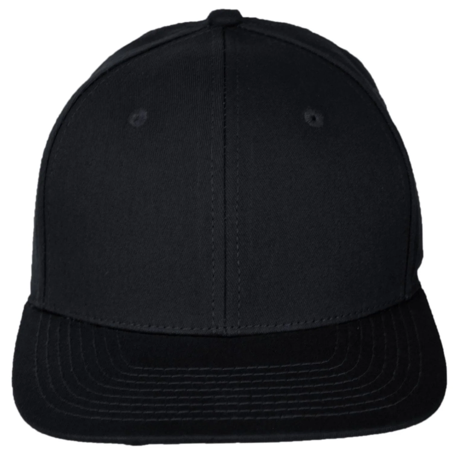 Mid Pro Cotton Flat Bill Snapback Baseball Cap - Image 2