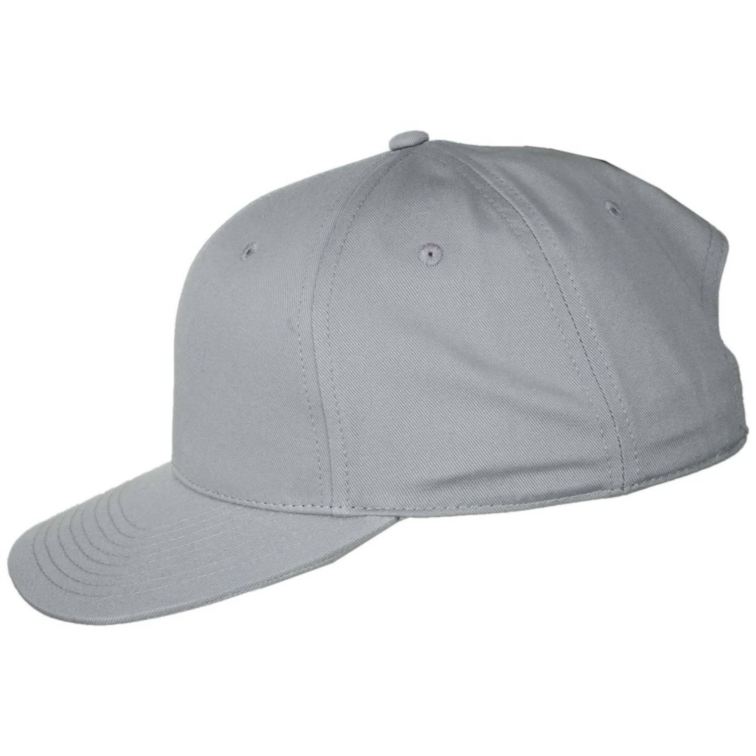 Mid Pro Cotton Flat Bill Snapback Baseball Cap - Image 7