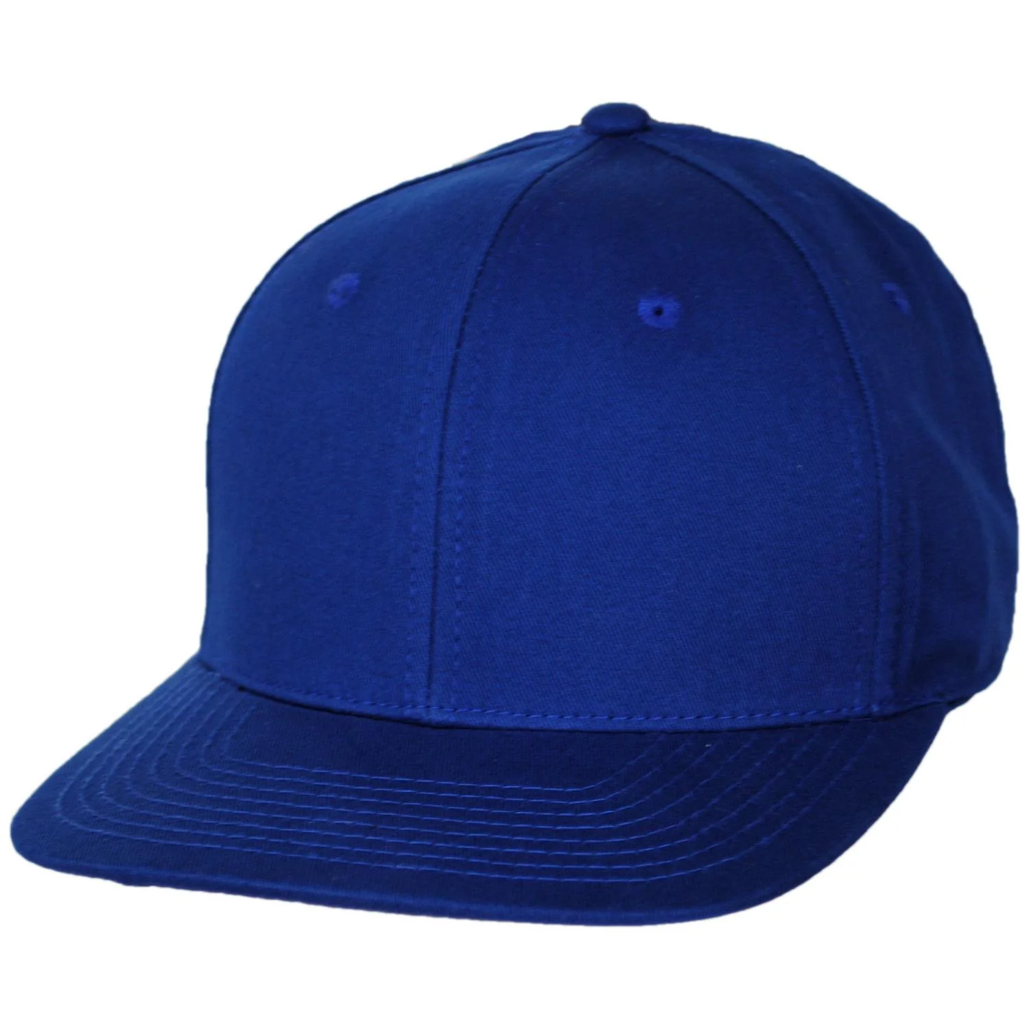 Mid Pro Cotton Flat Bill Snapback Baseball Cap - Image 9