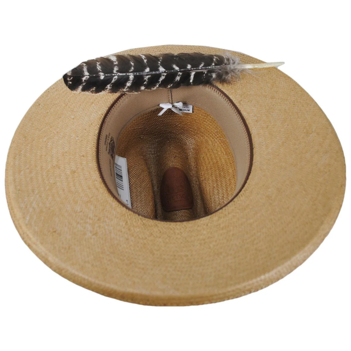 Might Could Shantung Straw Western Hat - Image 4