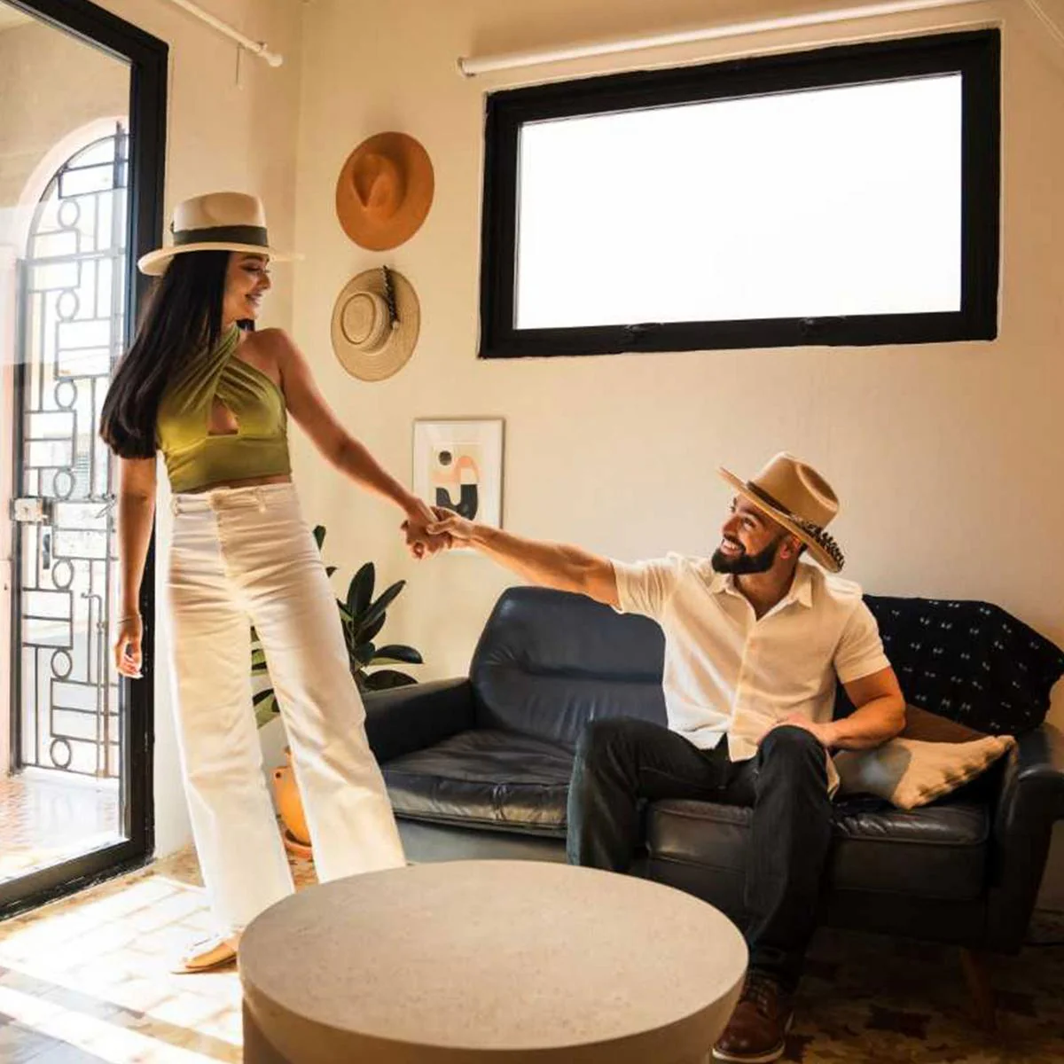 Might Could Shantung Straw Western Hat - Image 7