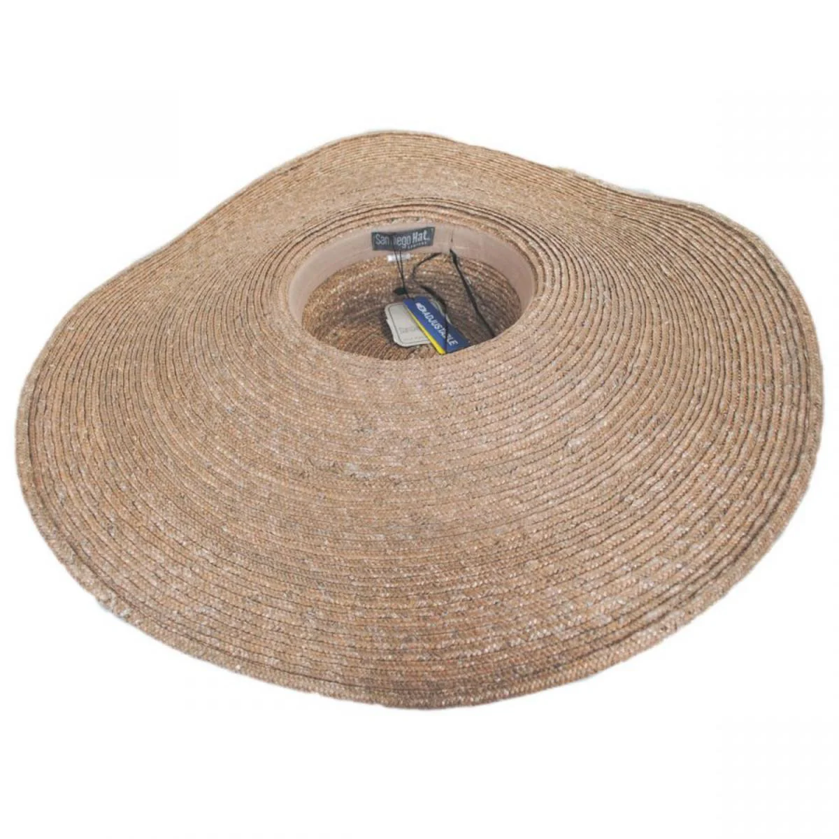 Milan Wheat Straw Boater Hat - Image 4