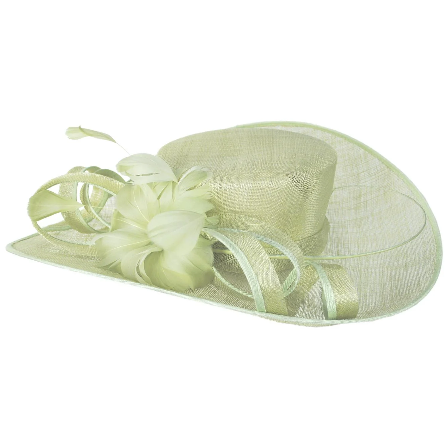 Minerva Sinamay Straw Boater Dress Hat - Image 7