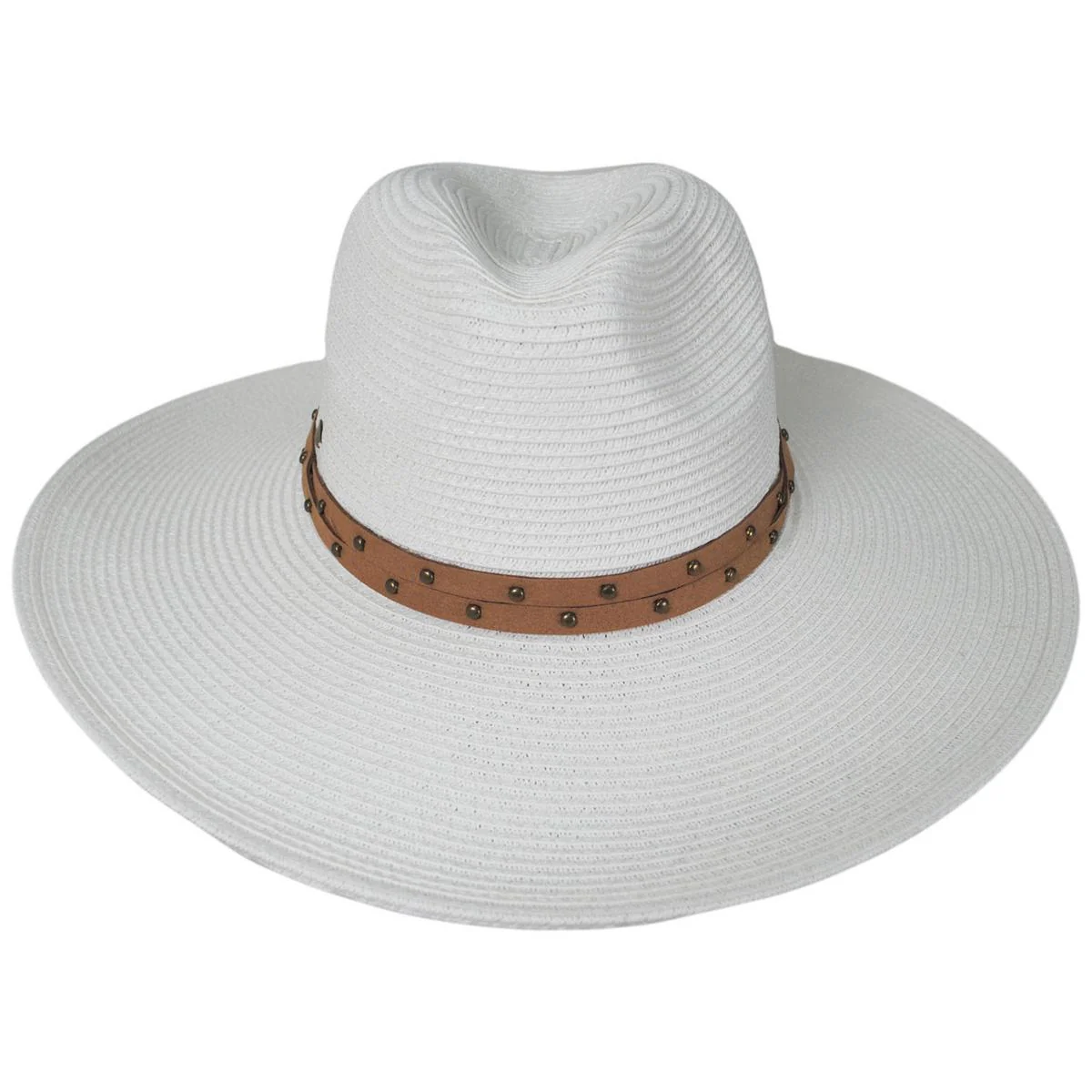 Misa Toyo Braid Straw Safari Fedora Hat - Image 10