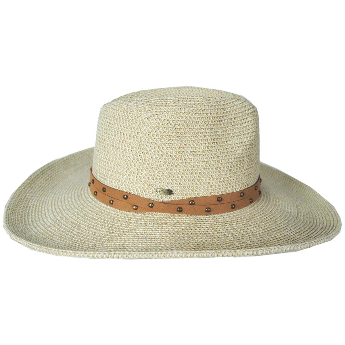 Misa Toyo Braid Straw Safari Fedora Hat - Image 3