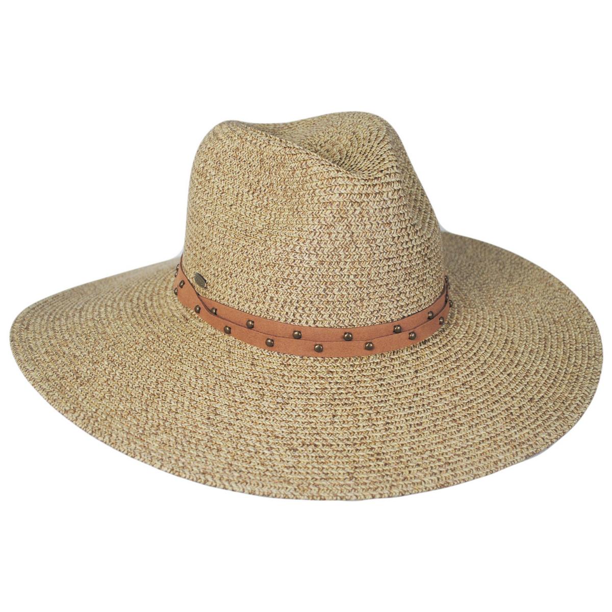 Misa Toyo Braid Straw Safari Fedora Hat - Image 5