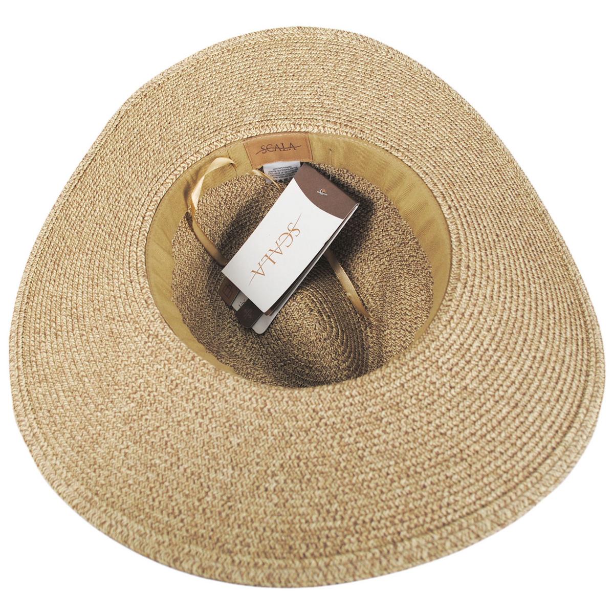 Misa Toyo Braid Straw Safari Fedora Hat - Image 8