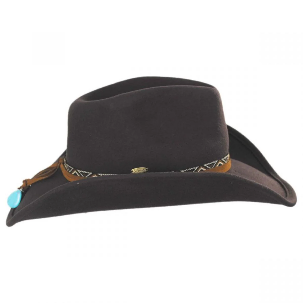 Motya Wool Felt Western Hat - Image 7