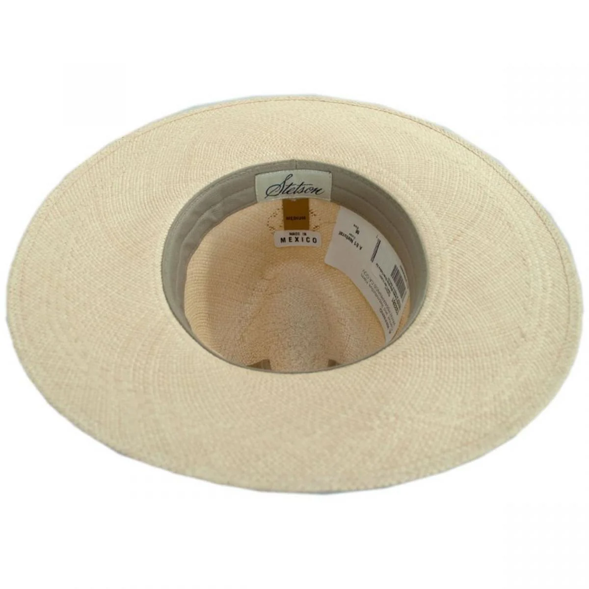 Naturalist Wide Brim Panama Straw Fedora Hat - Image 4