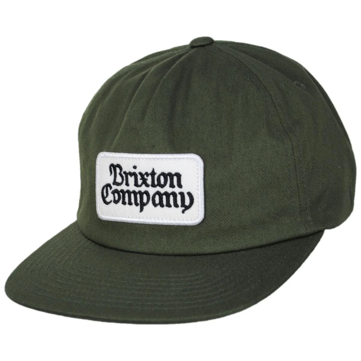 Norvell MP Cotton Snapback Baseball Cap - Dark Olive