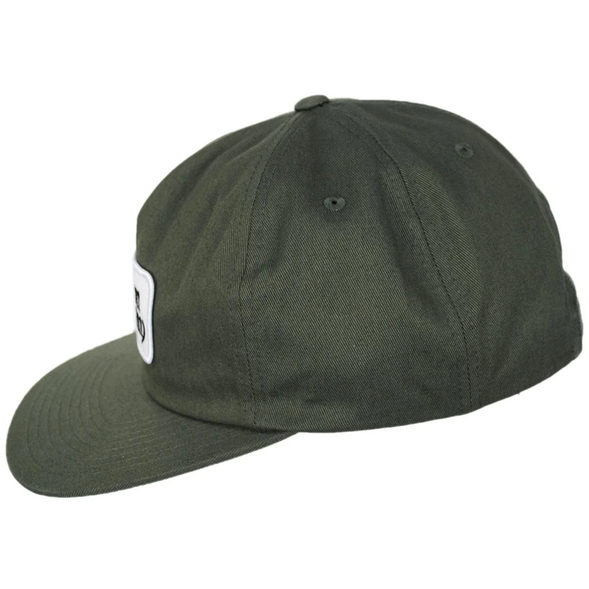 Norvell MP Cotton Snapback Baseball Cap - Dark Olive - Image 3