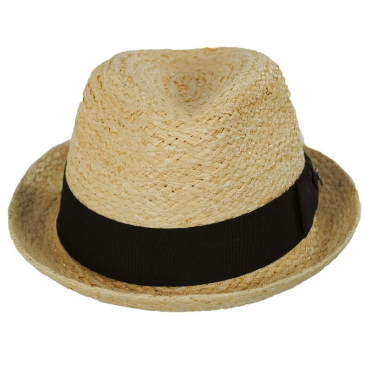 Oceanside Raffia Straw Fedora Hat - Image 4