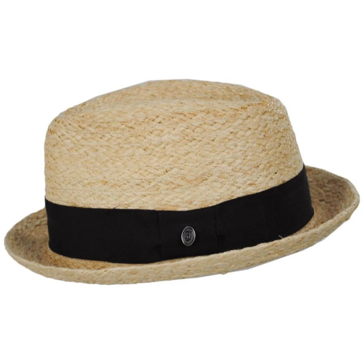 Oceanside Raffia Straw Fedora Hat - Image 5