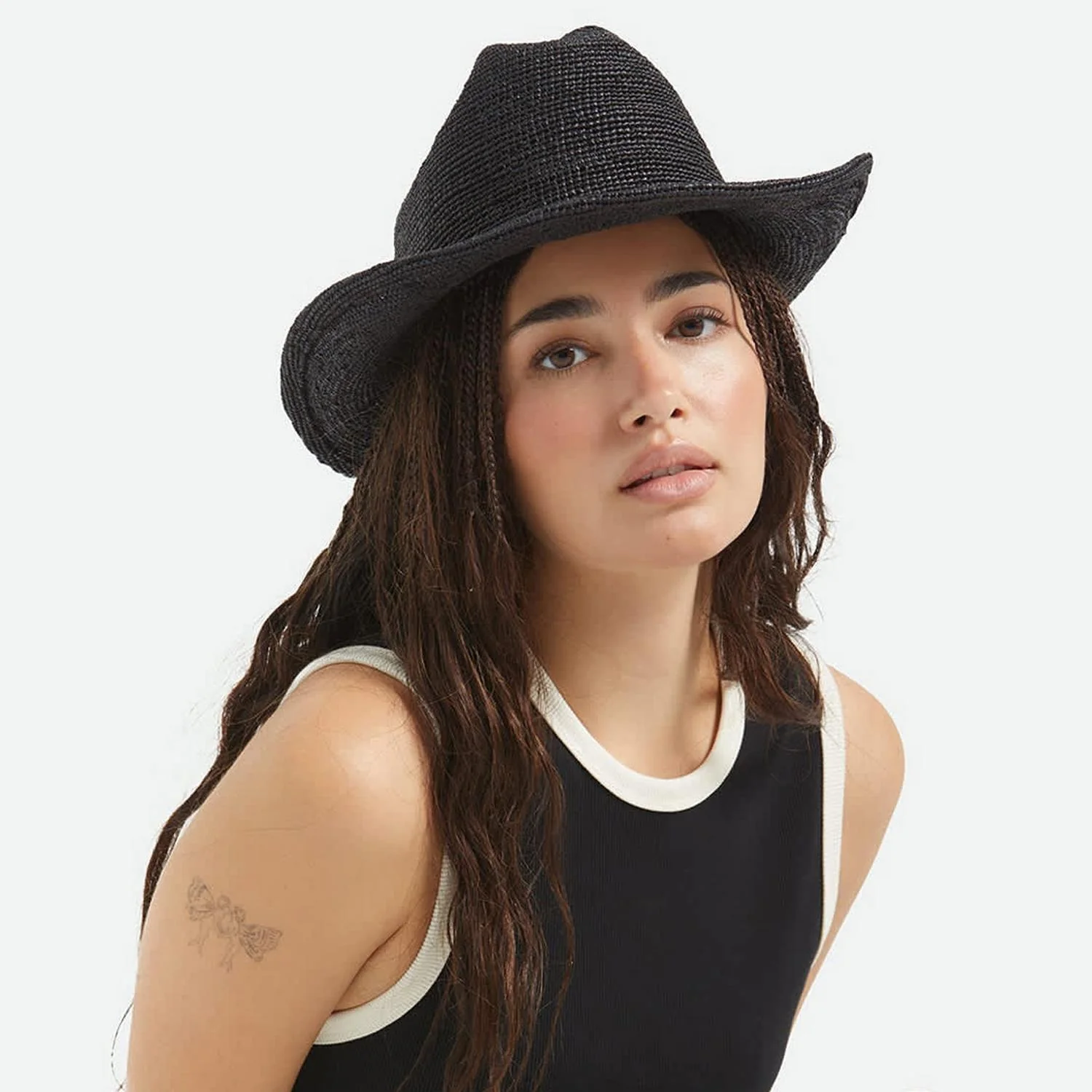 Odessa Raffia Straw Cowboy Hat - Image 11