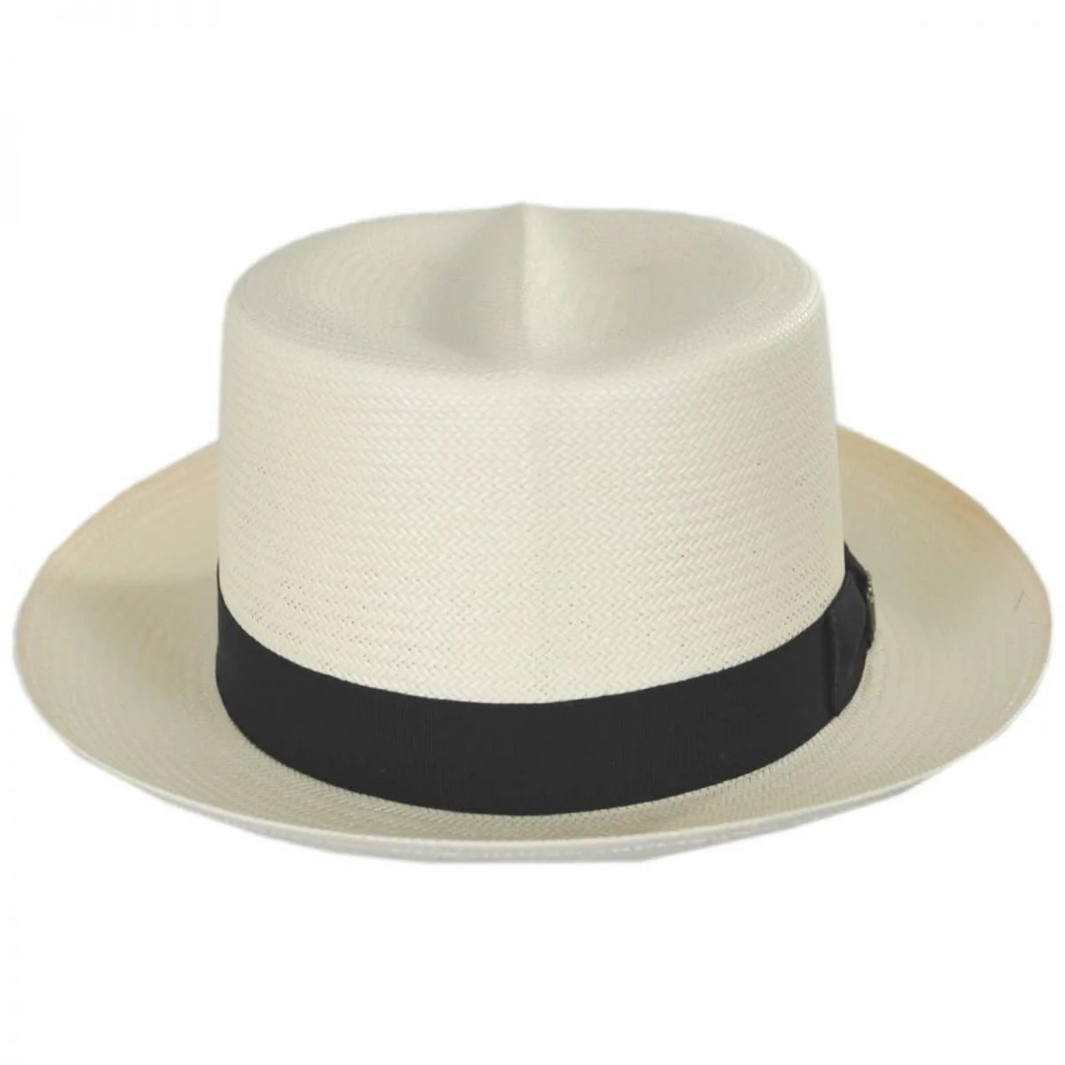 Optimo Shantung Straw Fedora Hat - Image 2