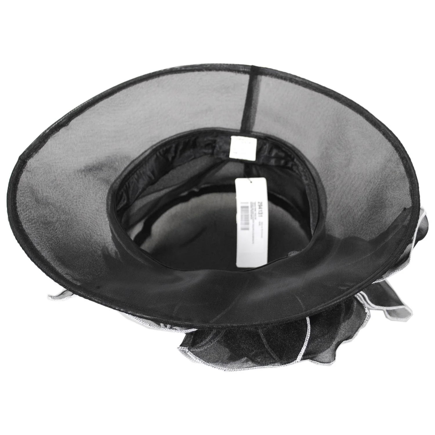 Organza Boater Dress Hat - Image 4