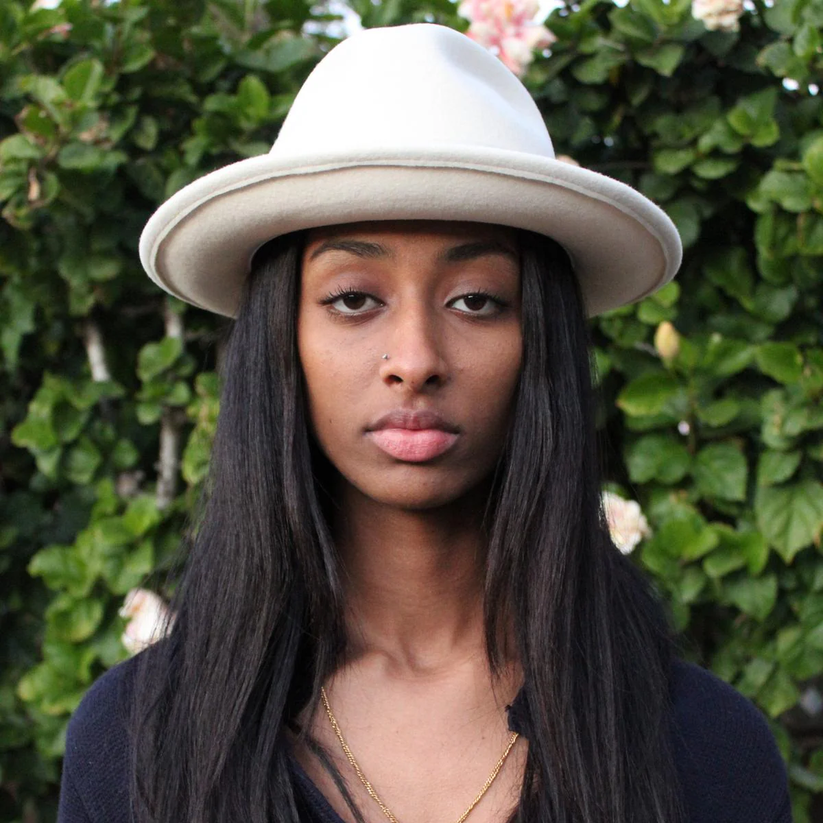 Pachuco Crushable Wool Felt Fedora Hat - Cream - Image 3