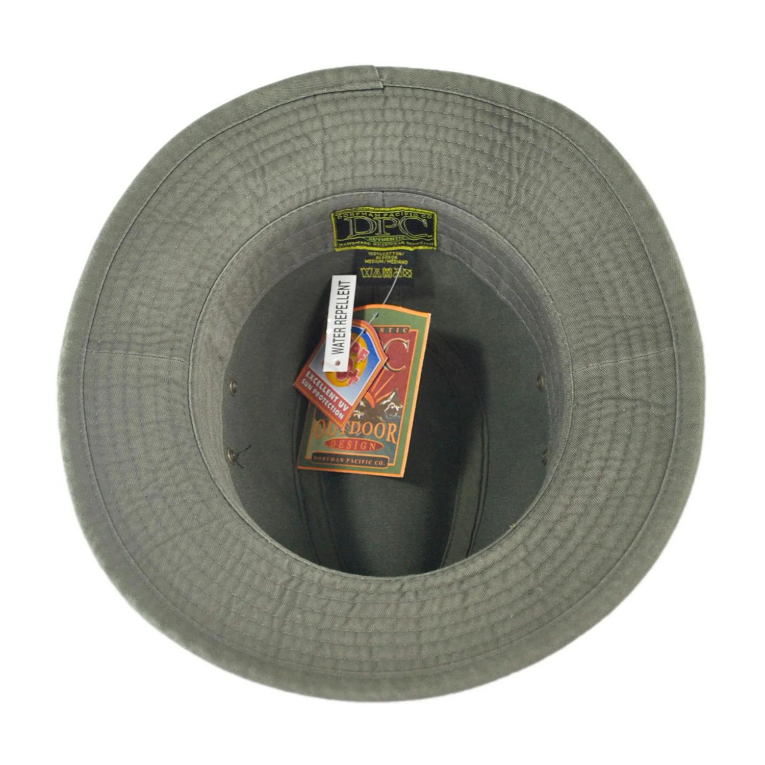 Packable Cotton Twill Safari Fedora Hat - Image 8