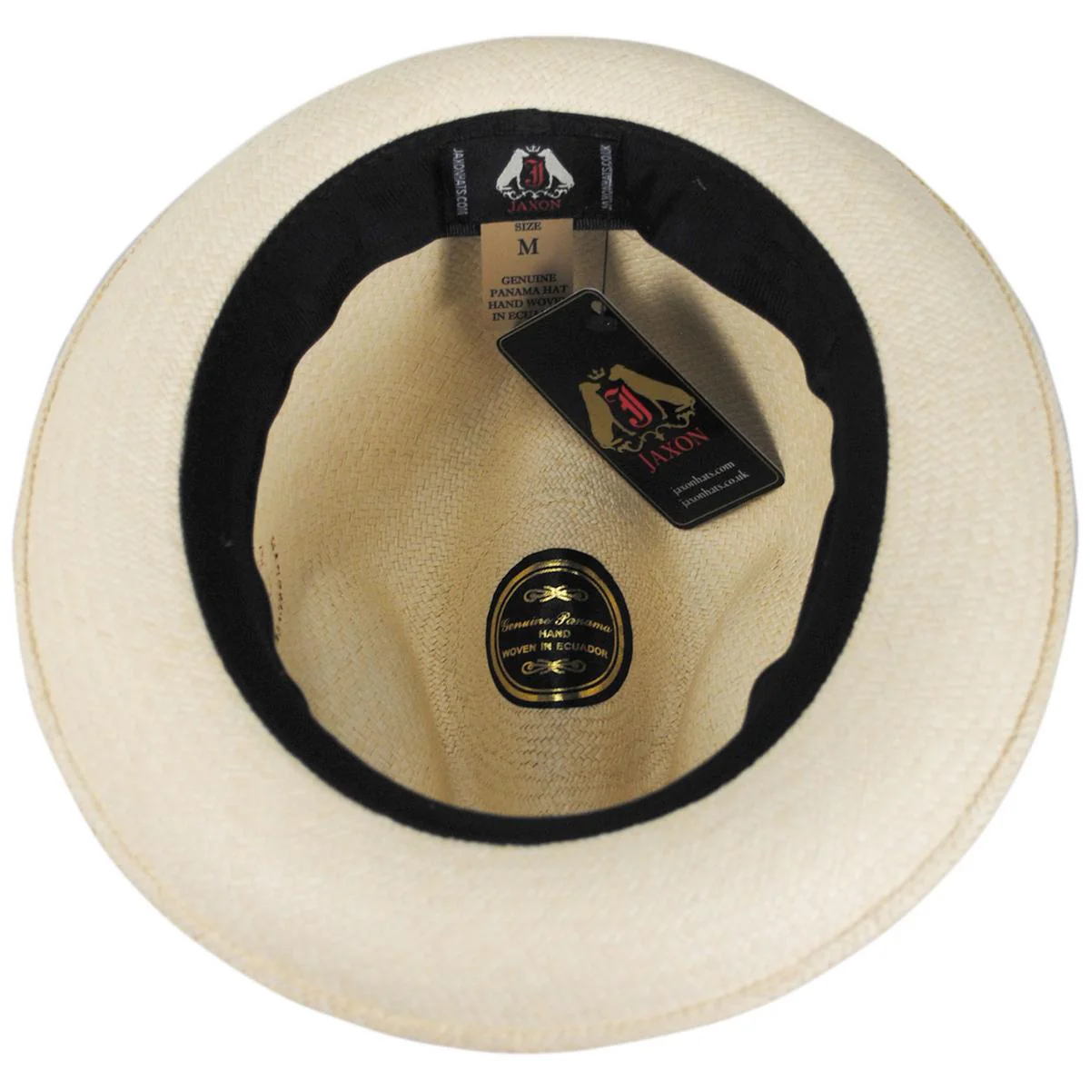 Panama Straw Trilby Fedora Hat - Image 4